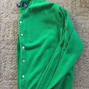Green Gap Cardigan